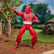 Mighty Morphin Power Rangers Kolekce blesků Akční figurka Ninja Red Ranger 15 cm