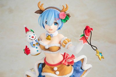 Re:ZERO – Starting Life in Another World – PVC socha 1/7 Rem Christmas Maid Ver. 24 cm