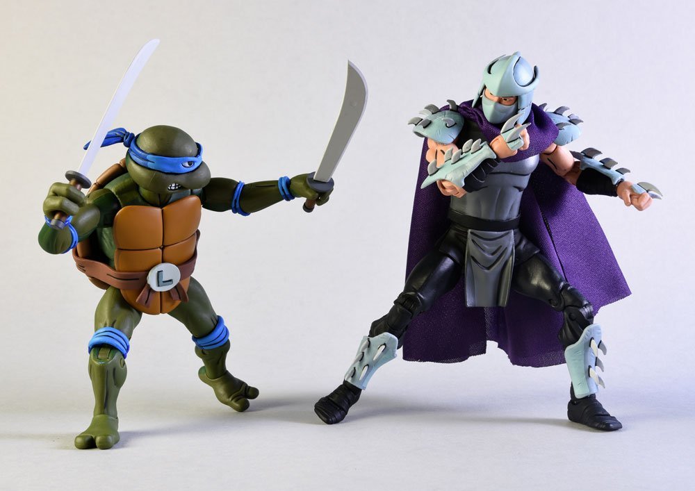 Teenage Mutant Ninja Turtles Action Figure 2-Pack Leonardo vs Shredder 18 cm